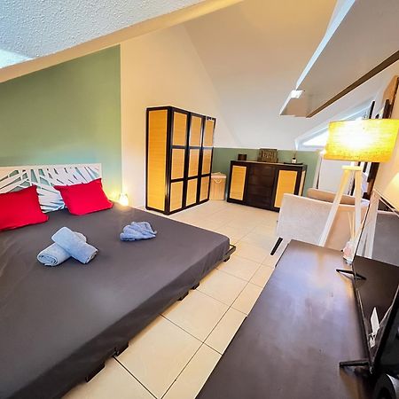 Charmant Studio Mezzanine - Caraibes Zen - Gosier - Proche De La Mer เลอโกซิเยร์ ภายนอก รูปภาพ